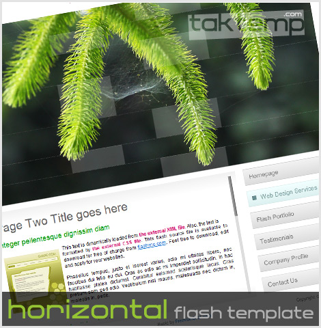 horizontal-flash-template